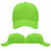 USA Made Safety Green Low Crown 5 Panel Cap
