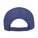 USA-made 5S Royal Blue Diamond Pro baseball cap, back view, manufactured in Newark NJ