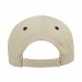 USA-made 5L Putty-Black Domestic Twill baseball cap, back view, manufactured in Newark NJ
