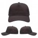 USA-made 5S Dark Gray Domestic Twill baseball cap, virtual view, manufactured in Newark NJ