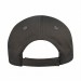 USA-made 5S Dark Gray-Light Gray Domestic Twill baseball cap, back view, manufactured in Newark NJ