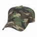 Olive-Black Camo/Mesh Velcro Skate Cap 3Q Image