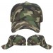Olive-Black Camo/Mesh Velcro Skate Cap VIRTUAL Image