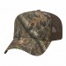 Brown RealTree/Mesh Snapback Skate Cap 3Q Image