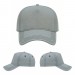 USA-made 5L Light Gray-Black Ripstop baseball cap, virtual view, manufactured in Newark NJ