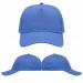 USA Made Light Blue Low Crown 5 Panel Cap