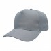 USA-made 5S Light Gray Ripstop baseball cap, 3q view, manufactured in Newark NJ