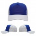 USA-made 5S Royal Blue-White Ripstop baseball cap, virtual view, manufactured in Newark NJ