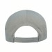 USA-made 5S Black-Light Gray Ripstop baseball cap, back view, manufactured in Newark NJ