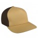 Khaki-Black Domestic Snapback Skate Cap 3Q Image
