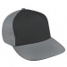 Dark Gray-Light Gray Domestic Snapback Skate Cap 3Q Image
