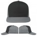 Dark Gray-Light Gray Domestic Snapback Skate Cap VIRTUAL Image