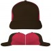 Black-Red Domestic Snapback Skate Cap VIRTUAL Image