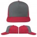 Light Gray-Red Domestic Slide Buckle Skate Cap VIRTUAL Image