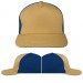 Khaki-Navy Domestic Velcro Skate Cap VIRTUAL Image