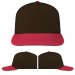 Black-Red Domestic Velcro Skate Cap VIRTUAL Image