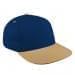 Navy Low Crown 5 Panel-Khaki Visor, Eyelets