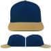 USA Made Navy-Khaki Low Crown 5 Panel Cap