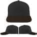USA Made Dark Gray-Black Low Crown 5 Panel Cap