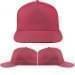 USA Made Nautical Red Low Crown 5 Panel Cap