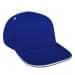 Royal Blue Low Crown 5 Panel-White Sandwich, Eyelets