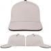 USA Made Putty-Black Low Crown 5 Panel Cap