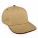 Khaki Low Crown 5 Panel-Burgundy Sandwich, Eyelets