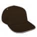 Black Low Crown 5 Panel-Putty Sandwich, Eyelets