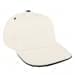 White Low Crown 5 Panel-Hunter Green Sandwich, Eyelets