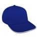 Royal Blue-White Twill Self Strap Skate Hat