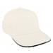 White-Hunter Green Twill Snapback Skate Hat