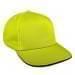 Safety Green-Black Pro Knit Self Strap Skate Hat