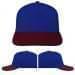 USA Made Royal Blue-Red Low Crown 5 Panel Cap