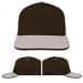 USA Made Black-Putty Low Crown 5 Panel Cap