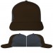 Black-Dark Gray Brushed Velcro Skate Cap VIRTUAL Image