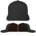 Dark Gray-Black Organic Slide Buckle Skate Cap VIRTUAL Image