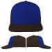 USA Made Royal Blue-Black Low Crown 5 Panel Cap