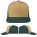USA Made Khaki-Hunter Green Low Crown 5 Panel Cap