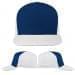 USA Made Navy-White Low Crown 5 Panel Cap