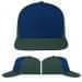 USA Made Navy-Hunter Green Low Crown 5 Panel Cap