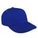 Royal Blue Low Crown 5 Panel-Light Gray Stitching, Eyelets