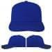 USA Made Royal Blue-Light Gray Low Crown 5 Panel Cap