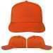 USA Made Orange-Black Low Crown 5 Panel Cap