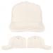 USA Made White-Khaki Low Crown 5 Panel Cap