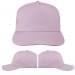 USA Made Pink-White Low Crown 5 Panel Cap