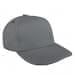Light Gray Low Crown 5 Panel-Burgundy Stitching, Eyelets