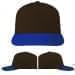 USA Made Black-Royal Blue Low Crown 5 Panel Cap