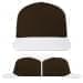 USA Made Black-White Low Crown 5 Panel Cap