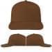 USA Made Brown Low Crown 5 Panel Cap