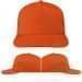 USA Made Orange Low Crown 5 Panel Cap